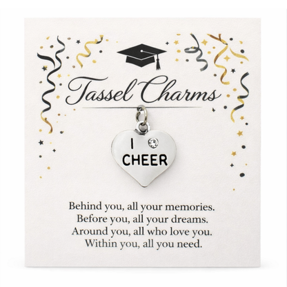Cheer Graduation Tassel Charm
