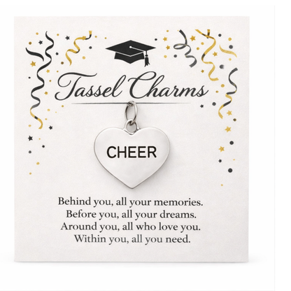 Cheer Graduation Tassel Charm