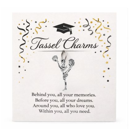 Cheer Graduation Tassel Charm