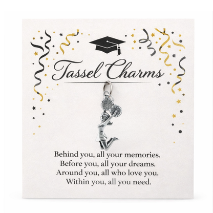 Cheer Graduation Tassel Charm