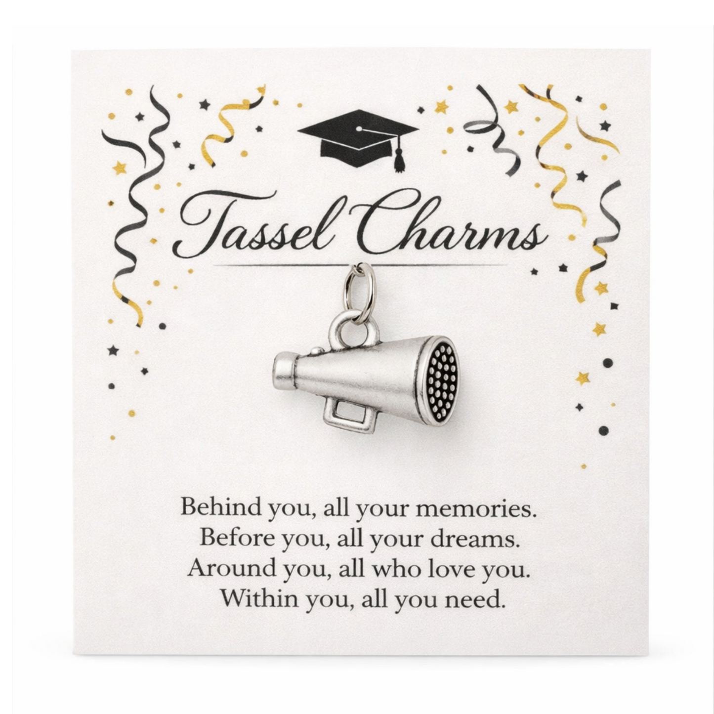 Cheer Graduation Tassel Charm