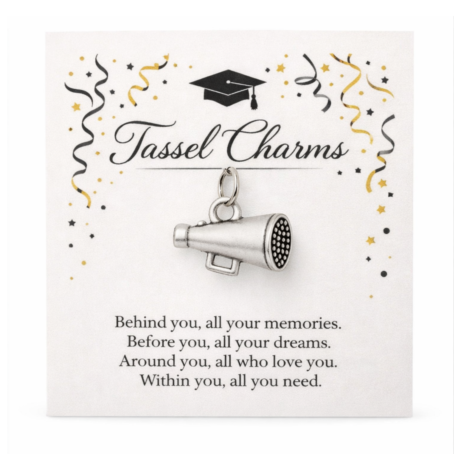 Cheer Graduation Tassel Charm