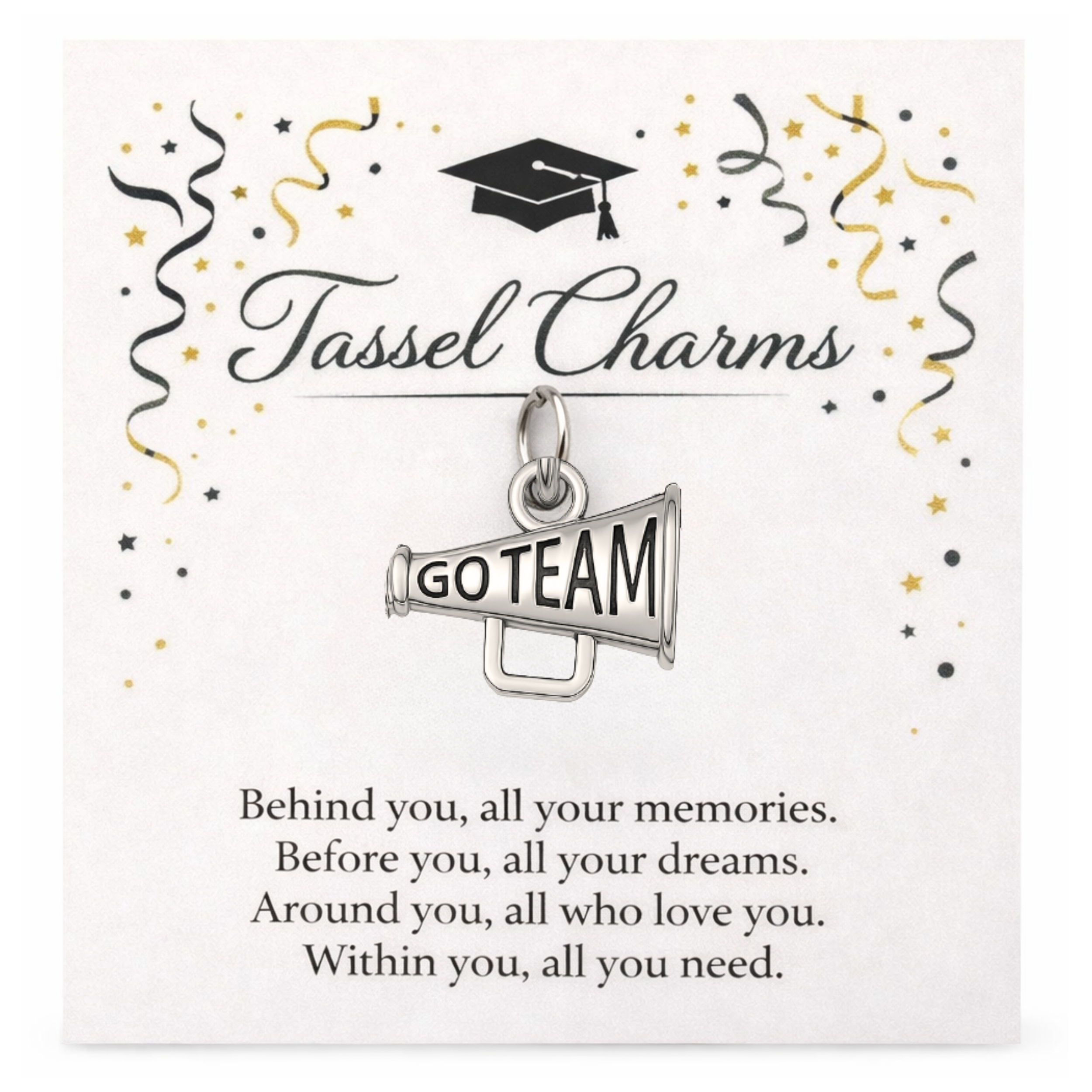 Cheer Graduation Tassel Charm