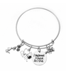 Girls Cheer Bangle Bracelet 