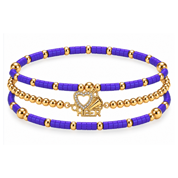 Cheerleader Bracelet Stack