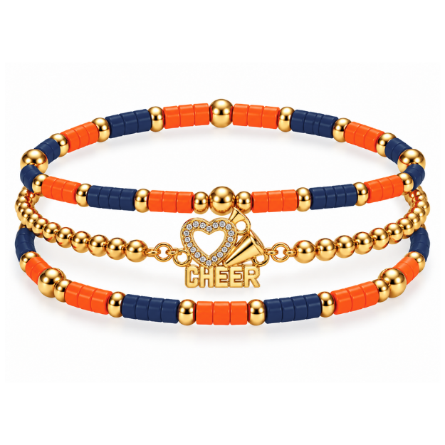 Cheerleader Bracelet Stack