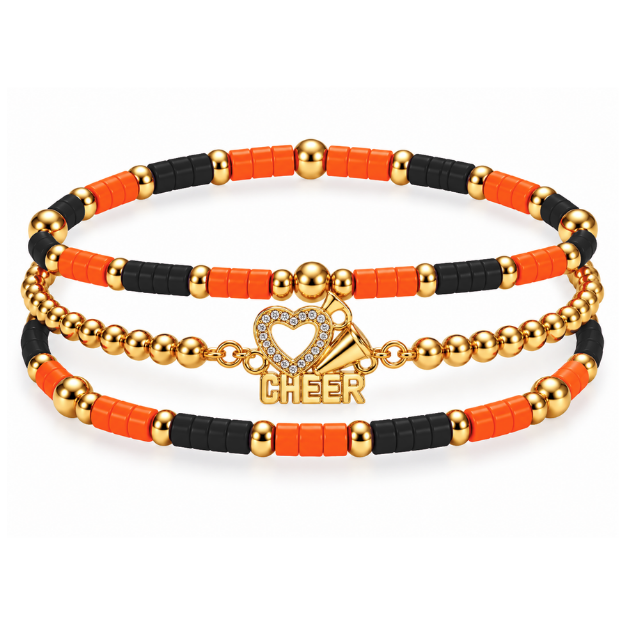 Cheerleader Bracelet Stack