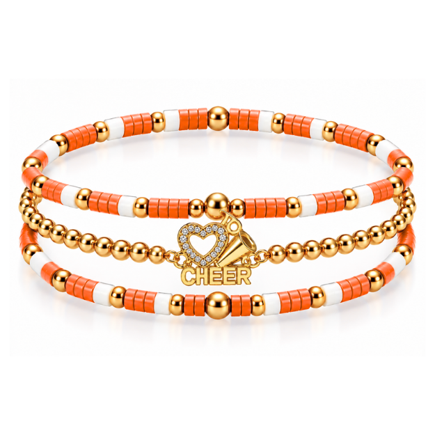 Cheerleader Bracelet Stack