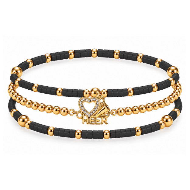 Cheerleader Bracelet Stack