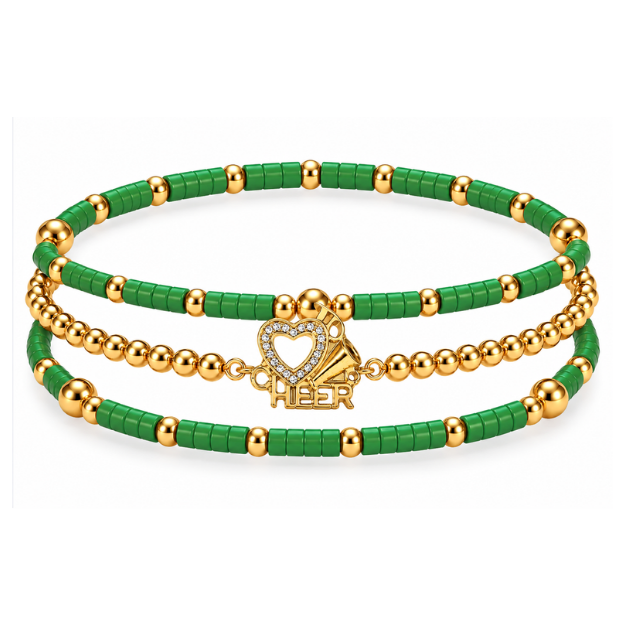 Cheerleader Bracelet Stack