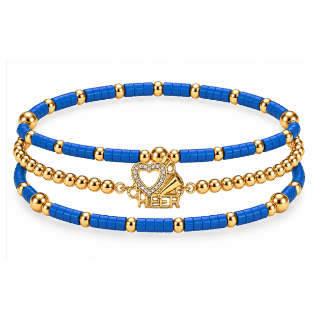 Cheerleader Bracelet Stack