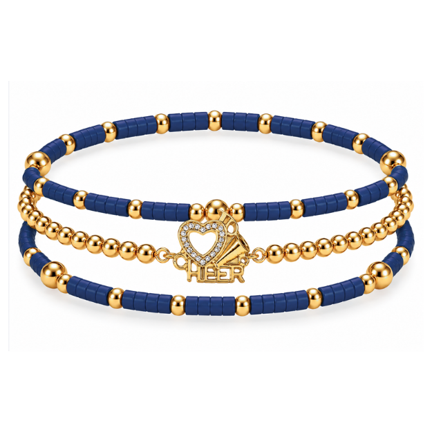 Cheerleader Bracelet Stack