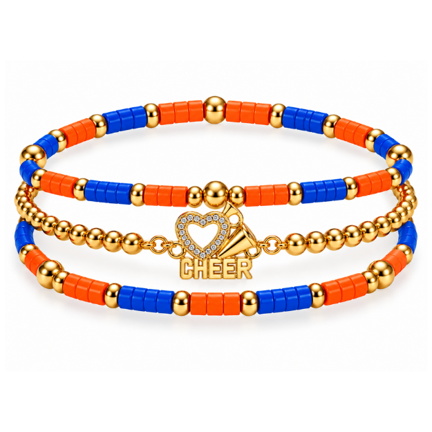 Cheerleader Bracelet Stack