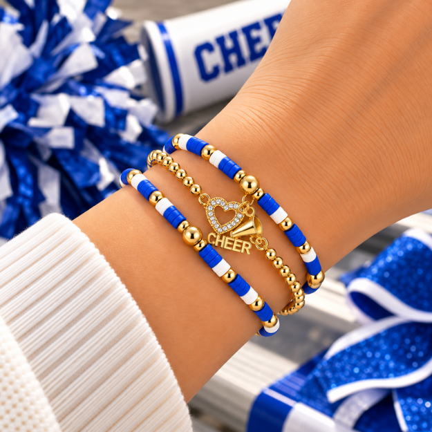 Cheerleader Bracelet Stack
