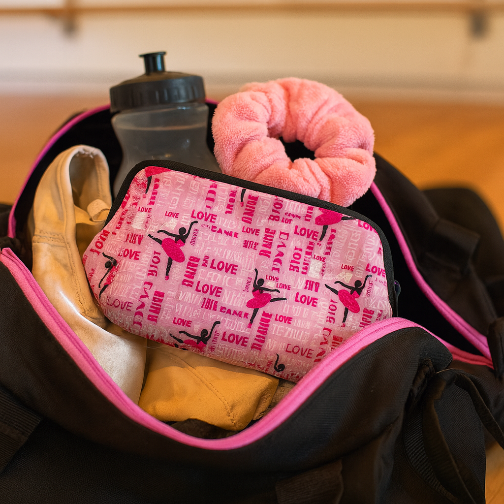 Dance Pink Cosmetic Bag