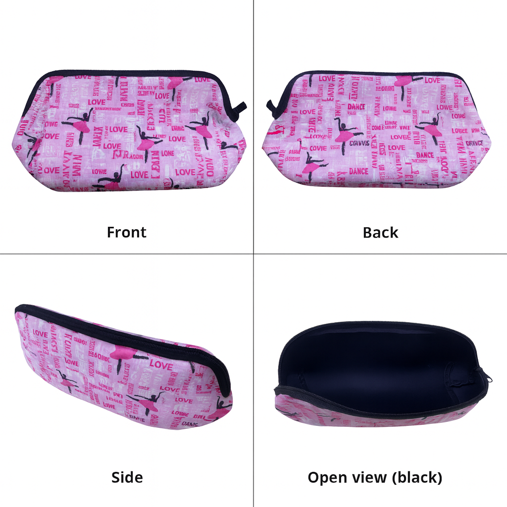 Dance Pink Cosmetic Bag