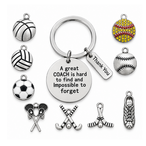 Coach Keychain - Great Coach is Hard to Find - Pick Sports Charms