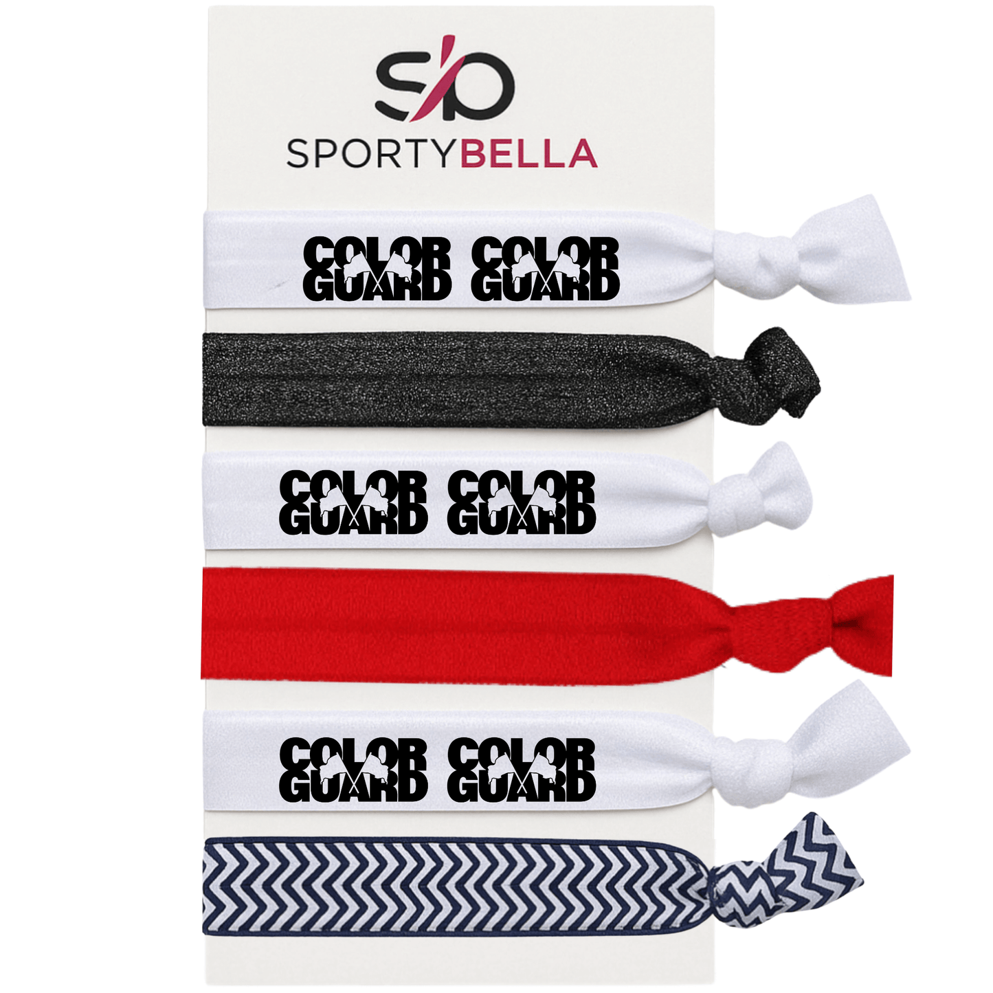 Color Guard Hair Ties