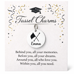 Color Guard Engraved Tassel Charm