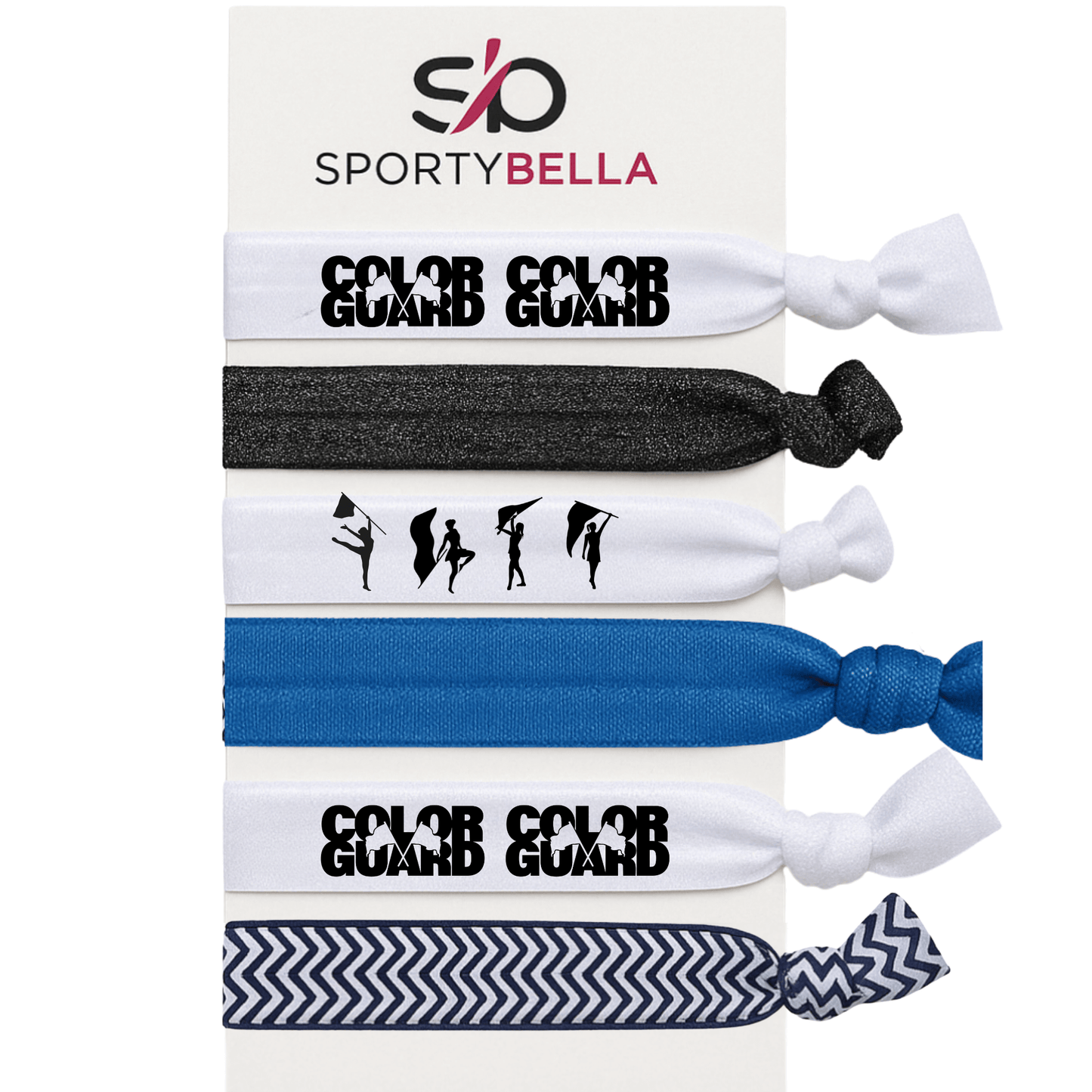 Color Guard Hair Ties