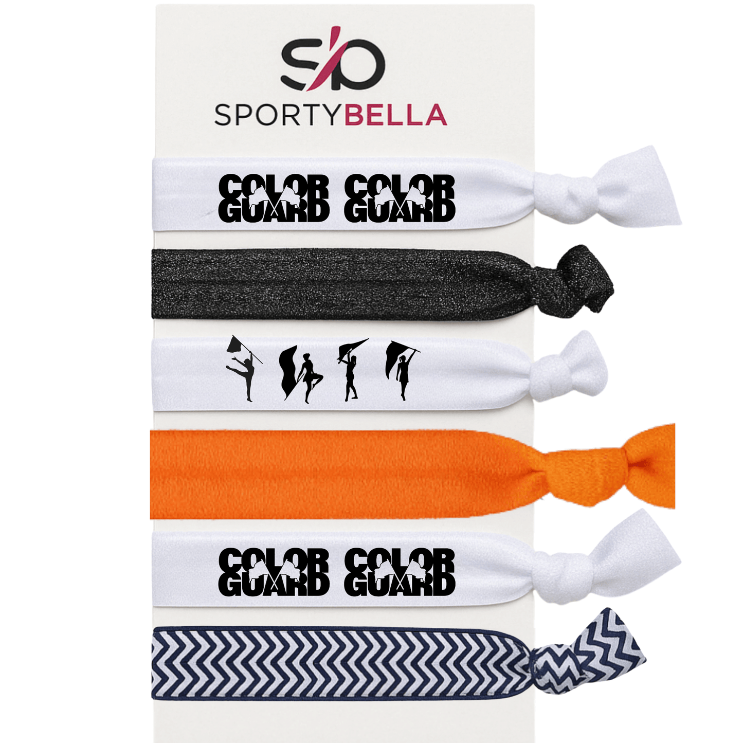 Color Guard Hair Ties