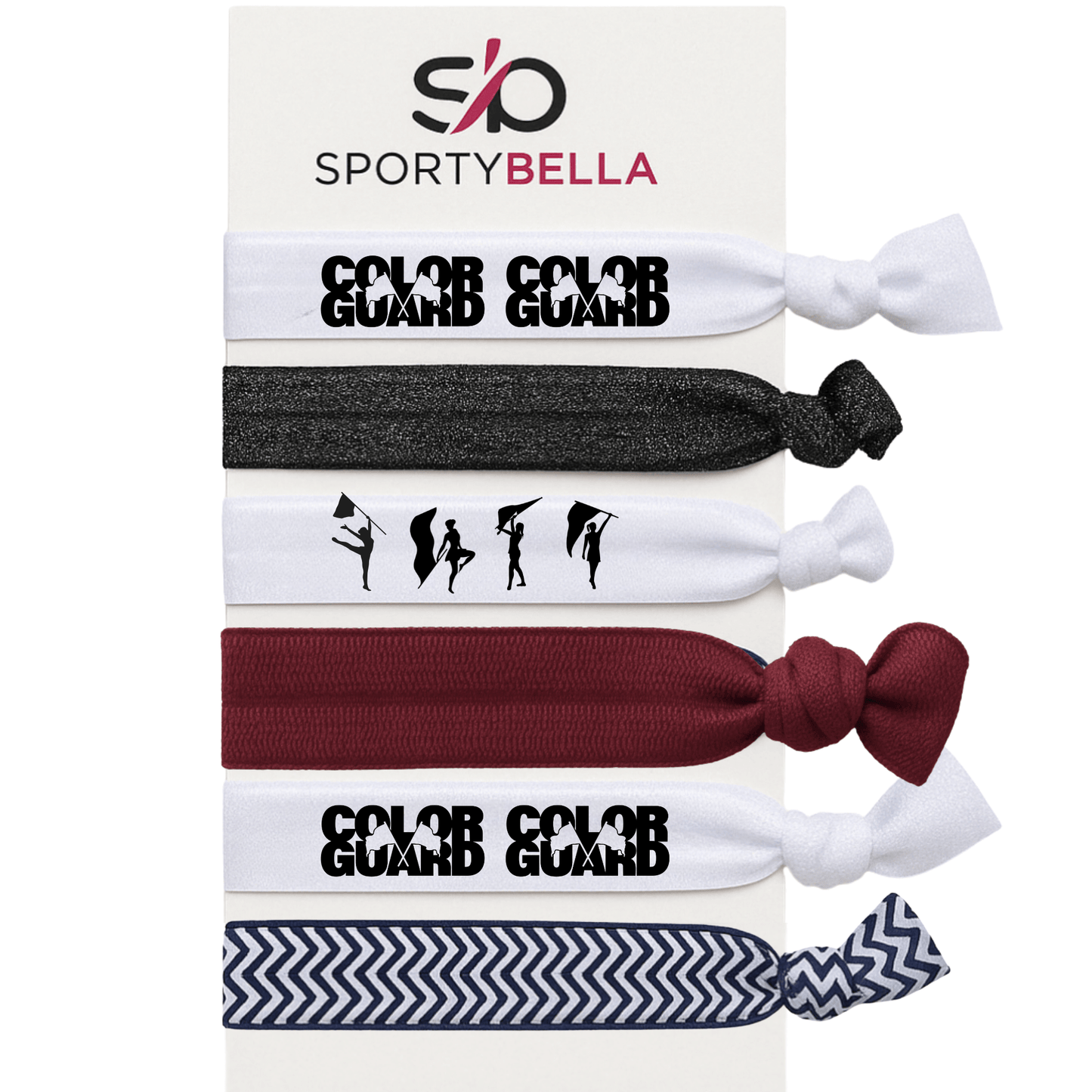 Color Guard Hair Ties