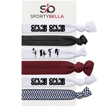Color Guard Hair Ties