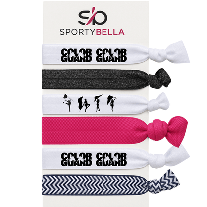 Color Guard Hair Ties