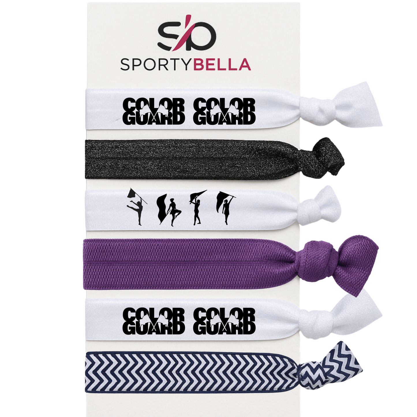 Color Guard Hair Ties