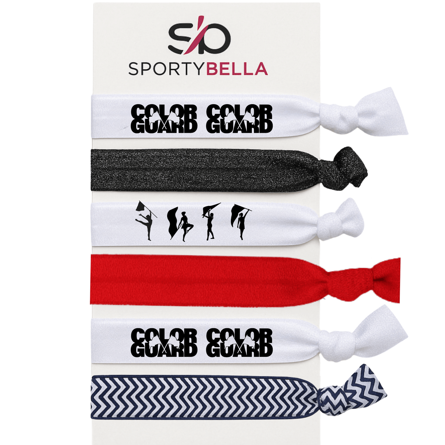 Color Guard Hair Ties