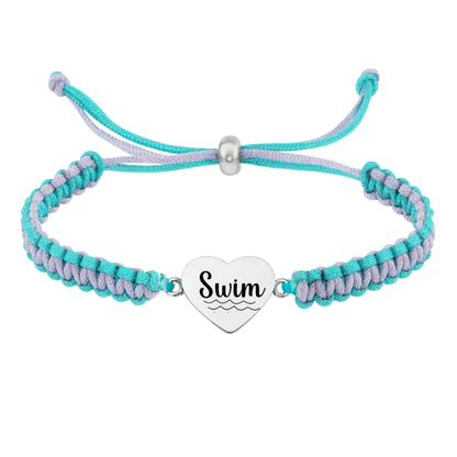 Swim Heart Connector Bracelet