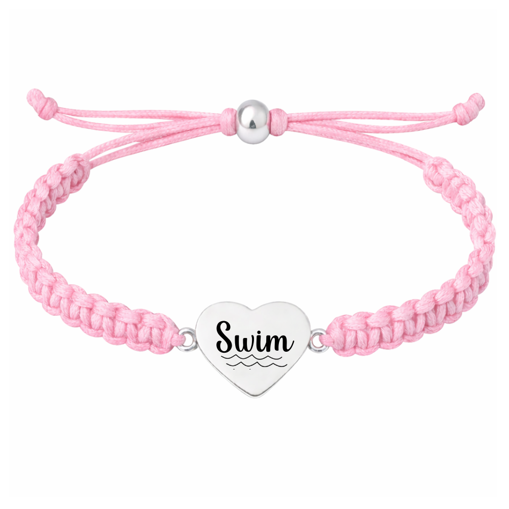 Swim Heart Connector Bracelet