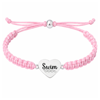 Swim Heart Connector Bracelet