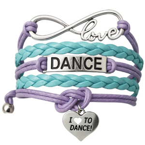 Dance Bracelets-  Pick Colors & Charms