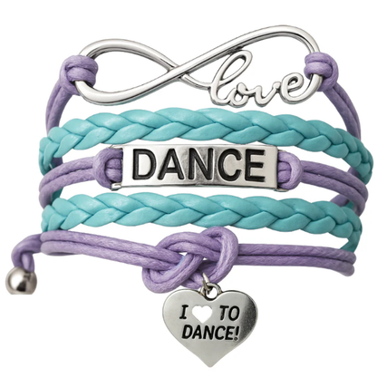 Dance Bracelets-  Pick Colors & Charms