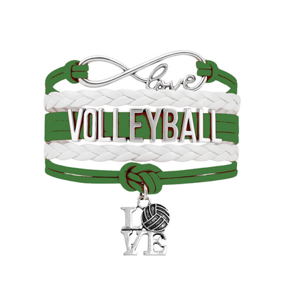 Volleyball Love Bracelet - Pick Your Team Colors