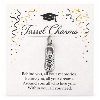 Running & Marathon Graduation Tassel Charm