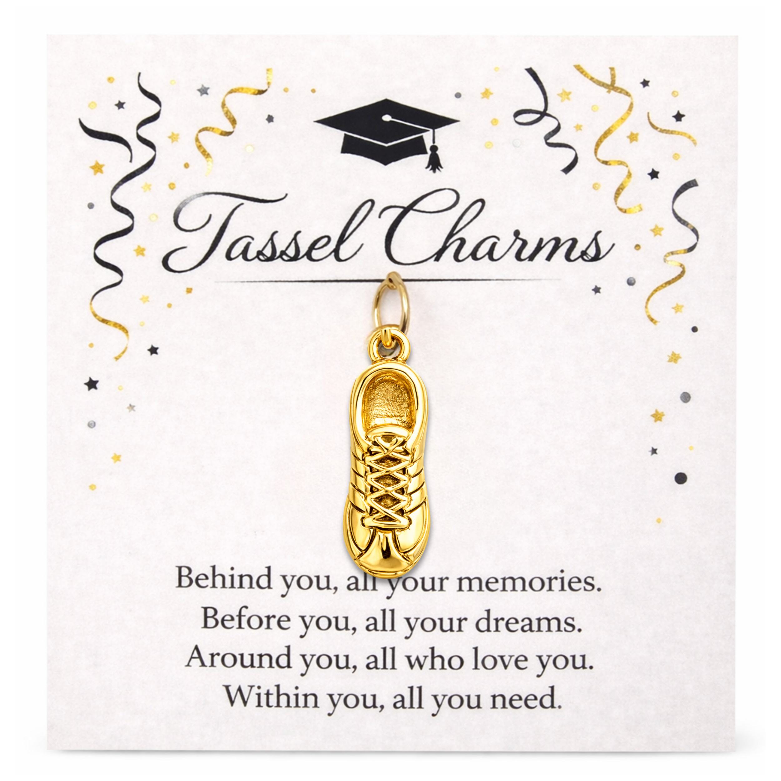 Running Graduation Tassel Charm