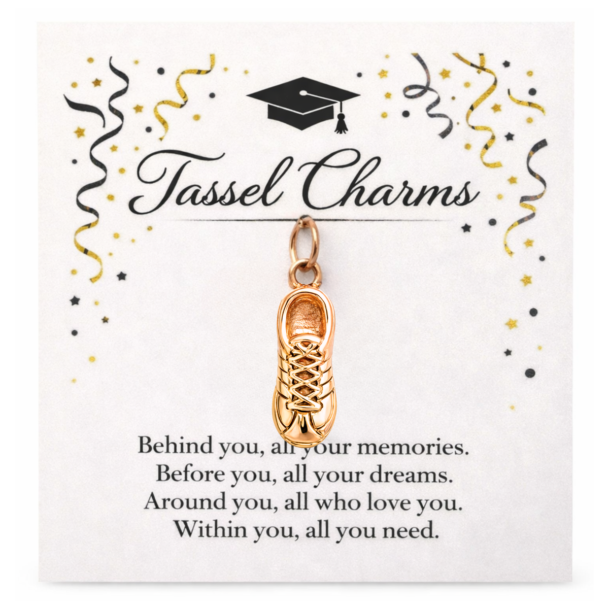 Running Graduation Tassel Charm