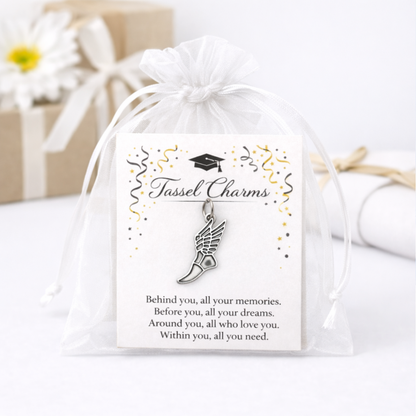Cross Country Graduation Tassel Charm
