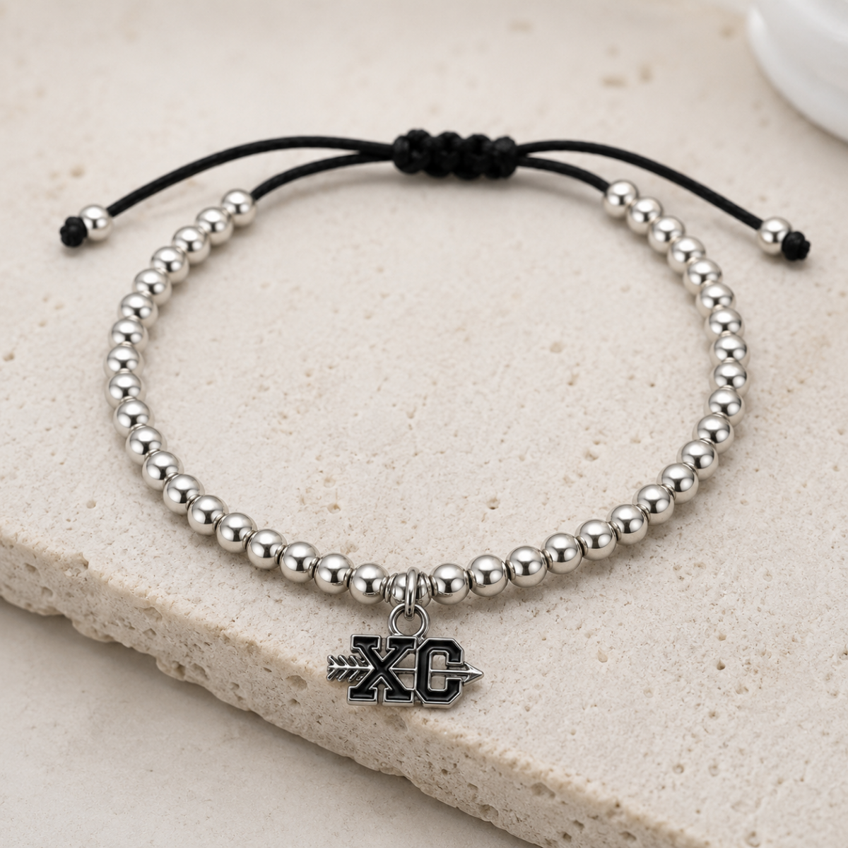 Cross Country XC Beaded Adjustable Bracelet