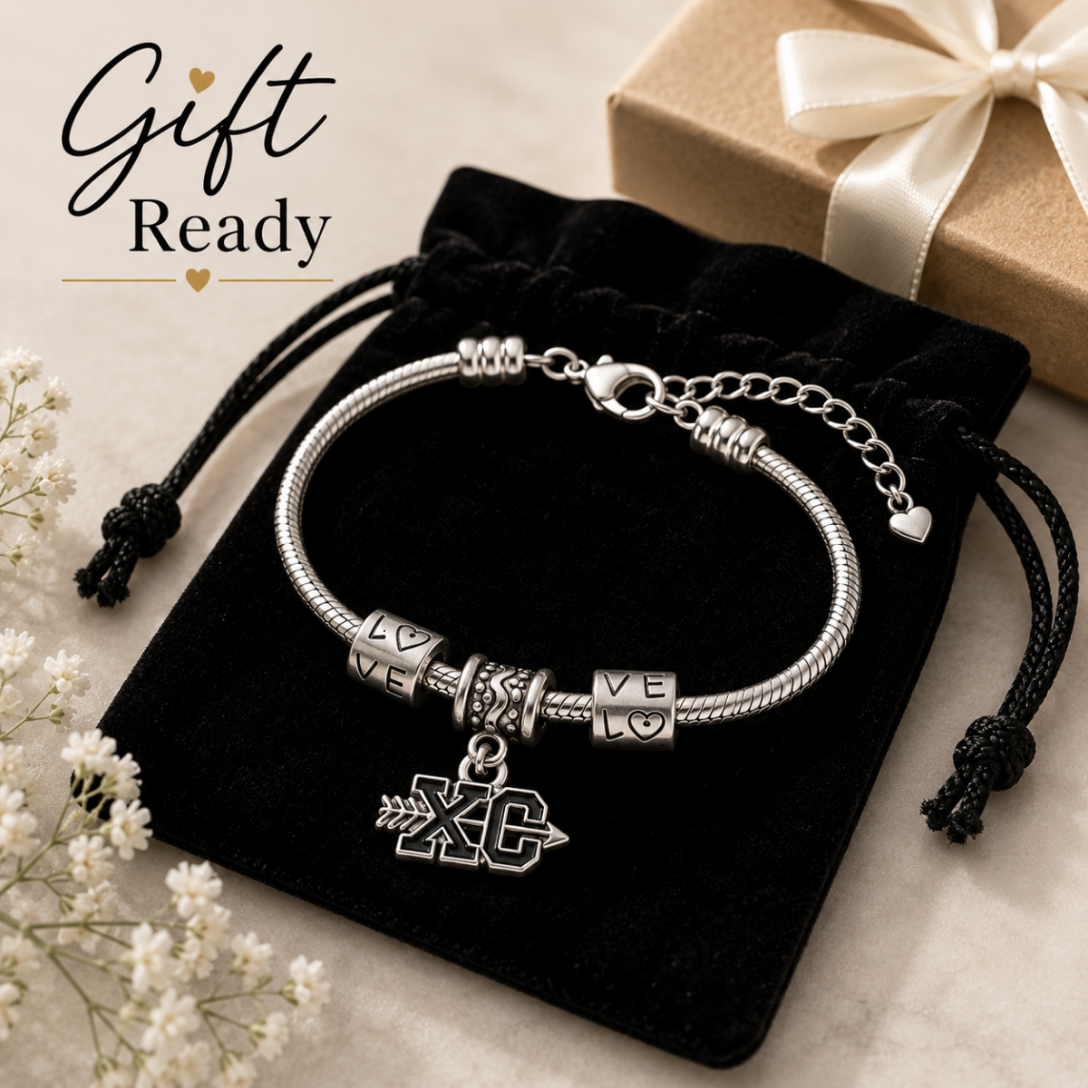 Cross Country XC Chain Adjustable Bracelet