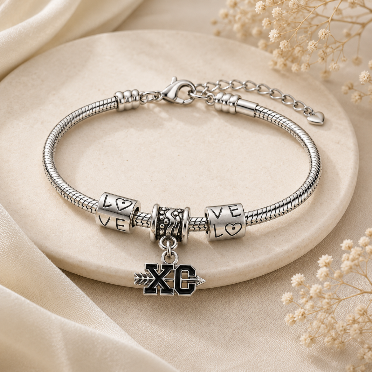 Cross Country XC Chain Adjustable Bracelet