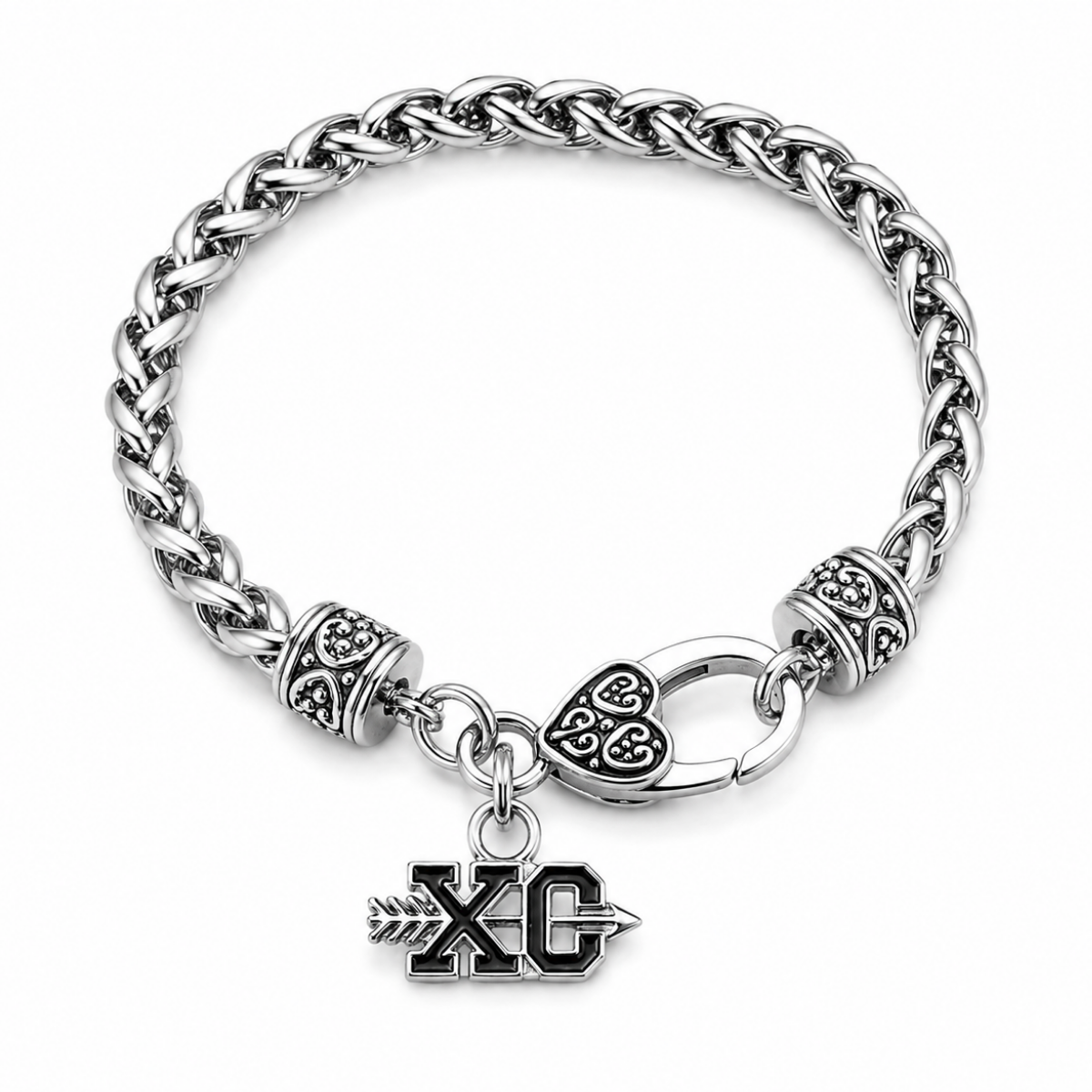 Cross Country XC Wheat Chain Bracelet