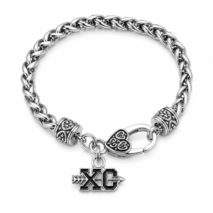Cross Country XC Wheat Chain Bracelet