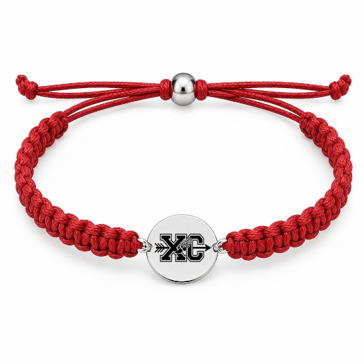 Cross Country Stainless Steel Rope Bracelet
