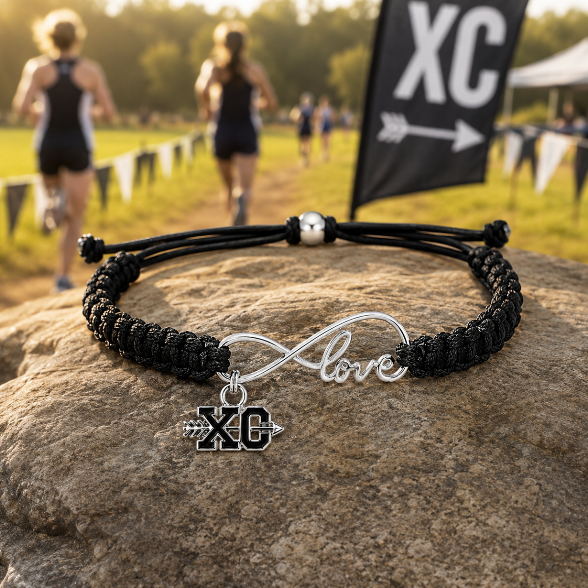 Cross County Love Infinity Rope Bracelet - Pick Color