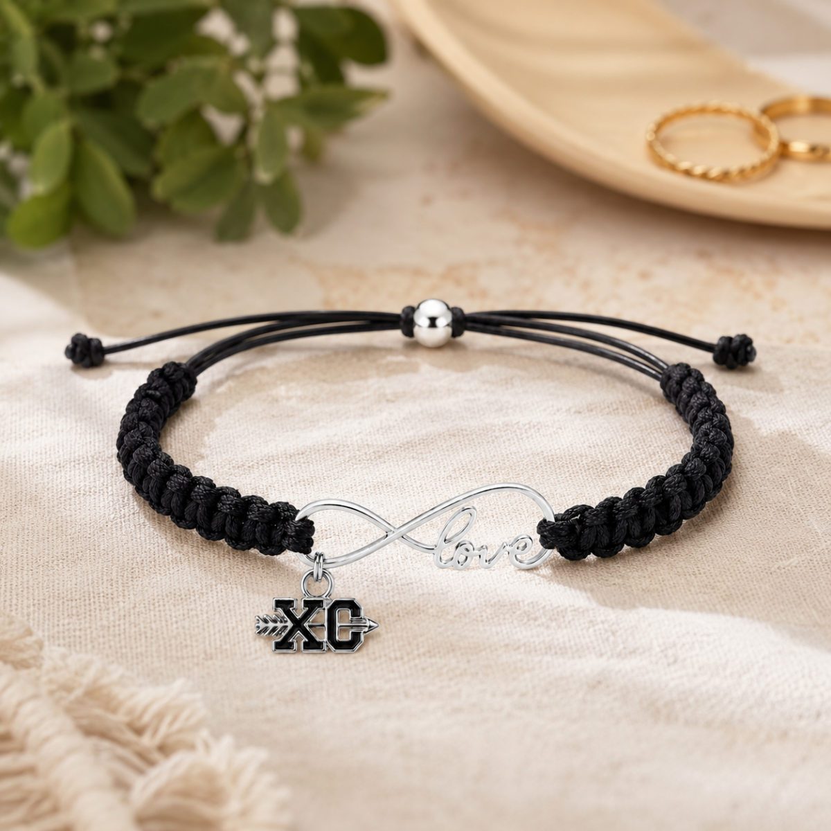 Cross County Love Infinity Rope Bracelet - Pick Color