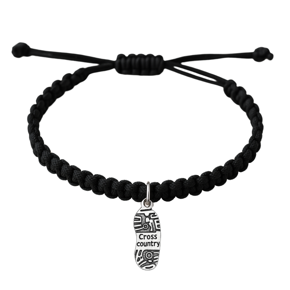 Cross Country Adjustable Rope Bracelet
