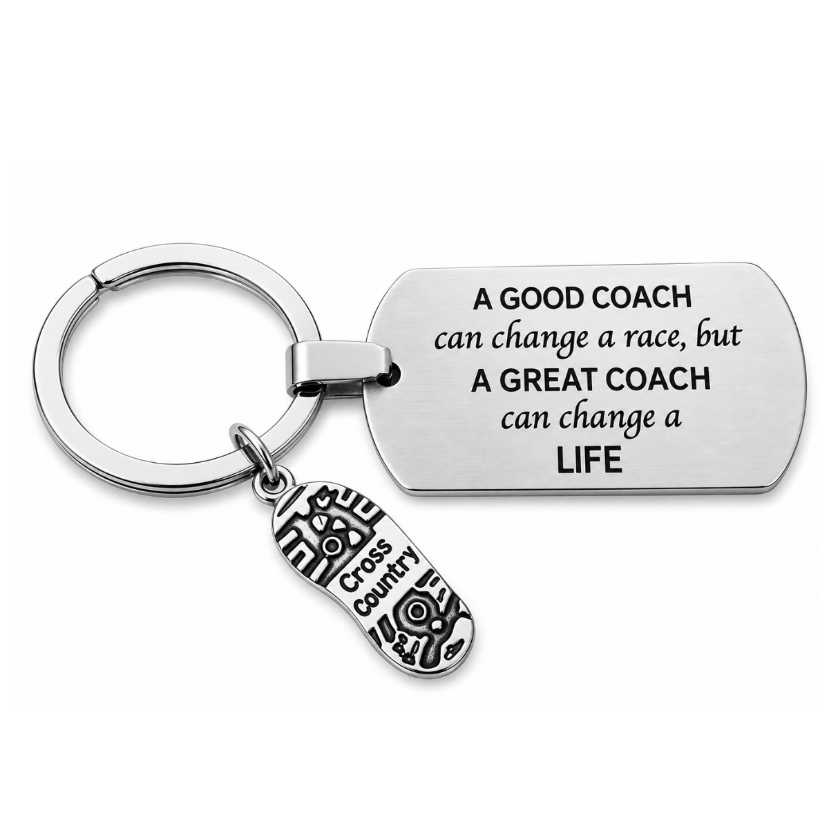 Cross Country Coach Keychain - Change Life